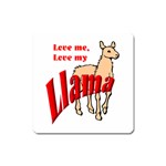 Love my llama Magnet (Square)