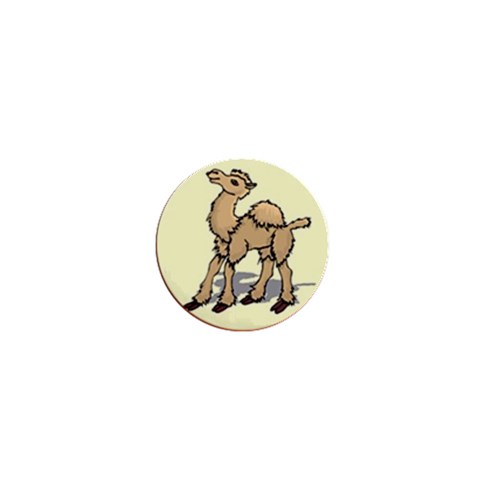 Cute camel 1  Mini Button from ArtsNow.com Front