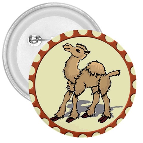 Cute camel 3  Button from ArtsNow.com Front