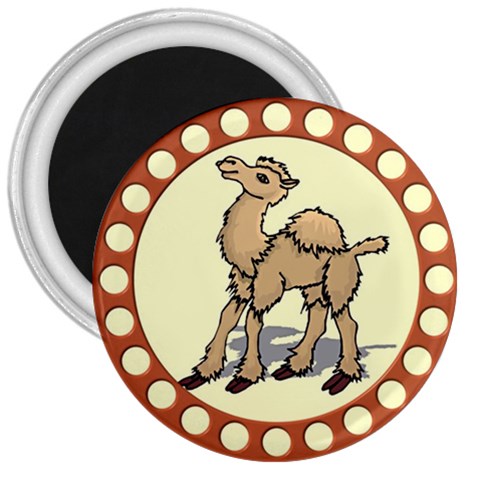 Cute camel 3  Magnet from ArtsNow.com Front