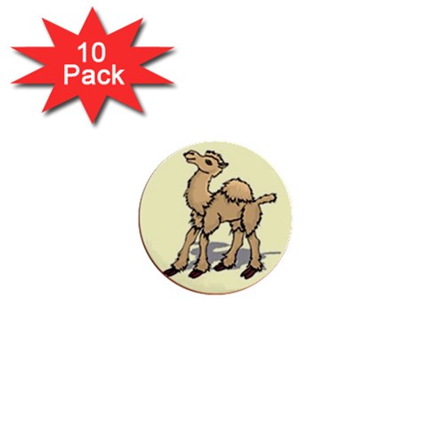 Cute camel 1  Mini Button (10 pack)  from ArtsNow.com Front
