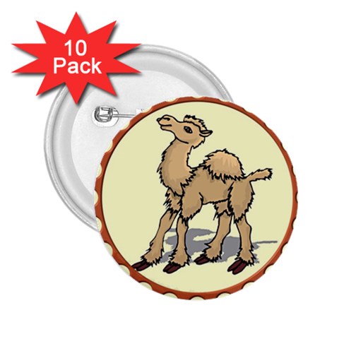 Cute camel 2.25  Button (10 pack) from ArtsNow.com Front