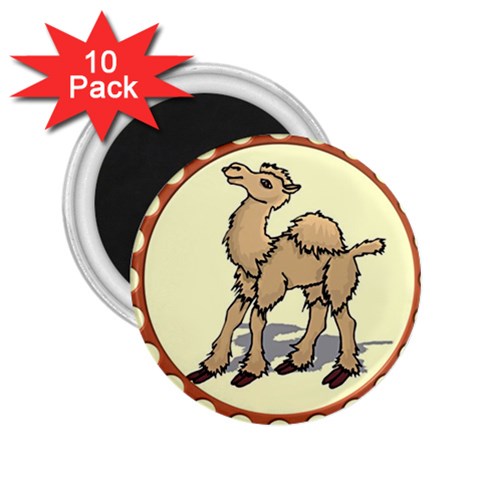 Cute camel 2.25  Magnet (10 pack) from ArtsNow.com Front