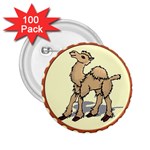 Cute camel 2.25  Button (100 pack)