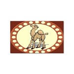 Cute camel Sticker Rectangular (100 pack)
