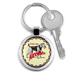 Airedale Key Chain (Round)