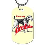 Airedale Dog Tag (One Side)