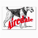 Airedale Postcards 5  x 7  (Pkg of 10)