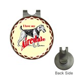 Airedale Golf Ball Marker Hat Clip