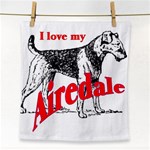 Airedale Face Towel