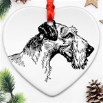 Hound Ornament (Heart)