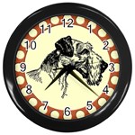 Hound Wall Clock (Black)