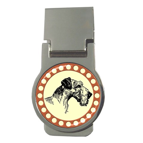 Hound Money Clip (Round) from ArtsNow.com Front