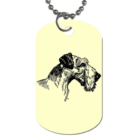 Hound Dog Tag (One Side) from ArtsNow.com Front