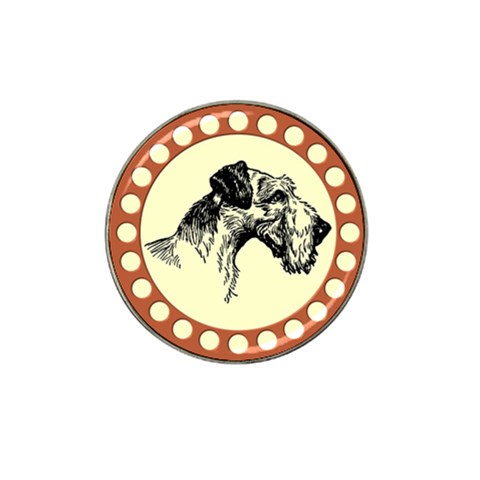 Hound Hat Clip Ball Marker from ArtsNow.com Front