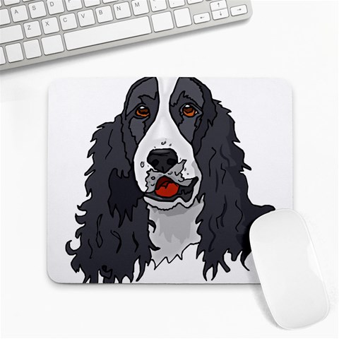 Spaniel Large Mousepad from ArtsNow.com Front