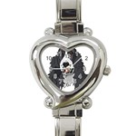 Spaniel Heart Italian Charm Watch