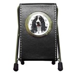 Spaniel Pen Holder Desk Clock