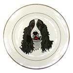 Spaniel Porcelain Plate