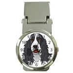 Spaniel Money Clip Watch