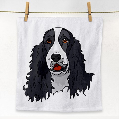 Spaniel Face Towel from ArtsNow.com Front