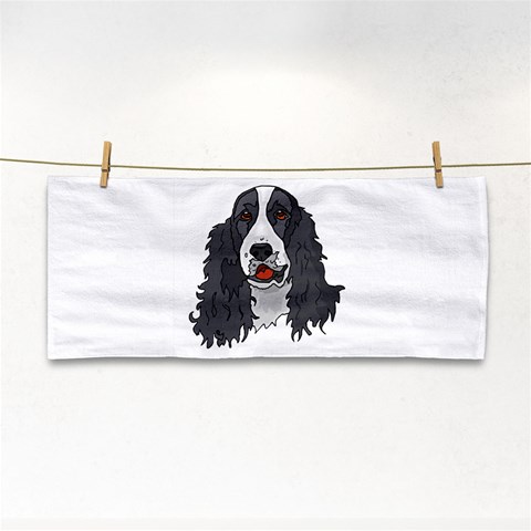 Spaniel Hand Towel from ArtsNow.com Front