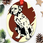 Dalmation puppy Ornament (Oval)