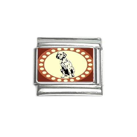 Dalmation puppy Italian Charm (9mm) from ArtsNow.com Front