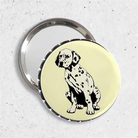Dalmation puppy 2.25  Handbag Mirror from ArtsNow.com Front