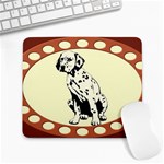 Dalmation puppy Large Mousepad
