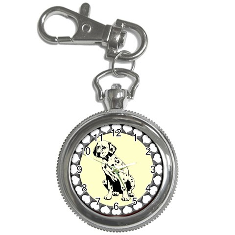 Dalmation puppy Key Chain Watch from ArtsNow.com Front