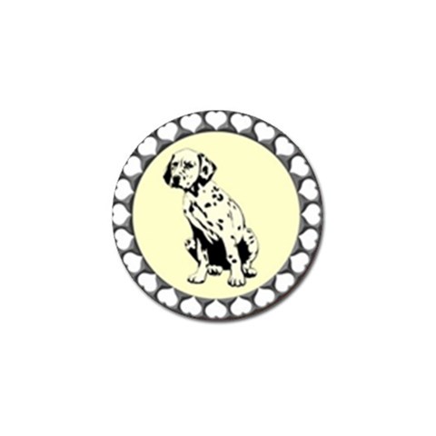 Dalmation puppy Golf Ball Marker (10 pack) from ArtsNow.com Front