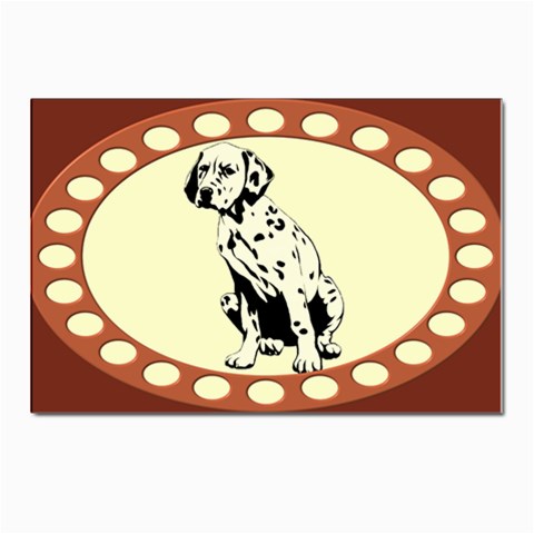Dalmation puppy Postcard 4 x 6  (Pkg of 10) from ArtsNow.com Front