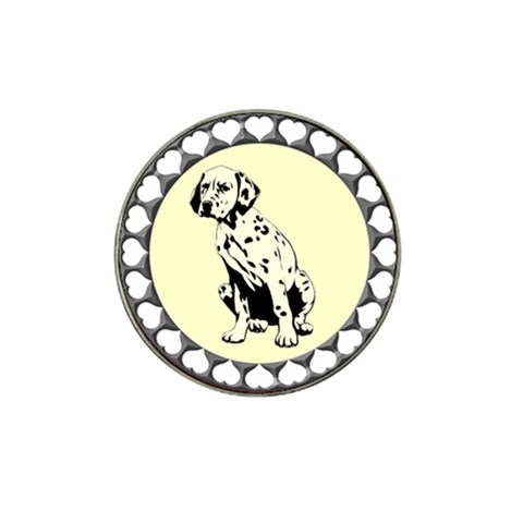 Dalmation puppy Hat Clip Ball Marker (4 pack) from ArtsNow.com Front