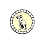 Dalmation puppy Hat Clip Ball Marker (4 pack)