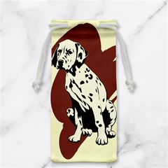 Dalmation puppy Jewelry Bag from ArtsNow.com Back