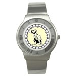 Dalmation puppy Stainless Steel Watch