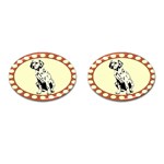 Dalmation puppy Cufflinks (Oval)