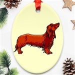 Dachshund Ornament (Oval)