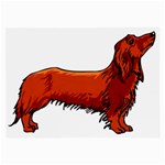 Dachshund Glasses Cloth (Large)