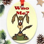 Who me? Ornament (Oval)