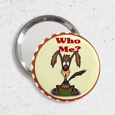 Who me? 2.25  Handbag Mirror from ArtsNow.com Front