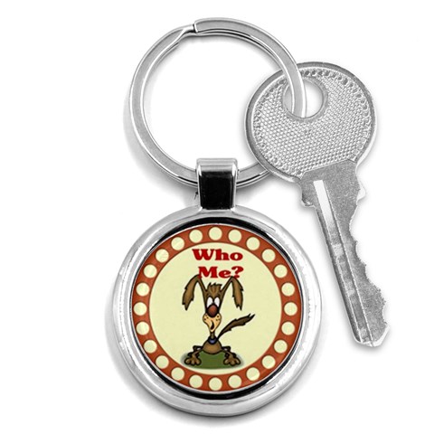 Who me? Key Chain (Round) from ArtsNow.com Front