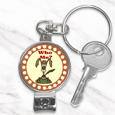 Who me? Nail Clippers Key Chain from ArtsNow.com Front