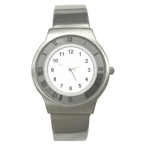 Drinking giraffe Stainless Steel Watch from ArtsNow.com Front