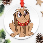 Innocent puppy Ornament (Round)