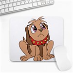 Innocent puppy Large Mousepad