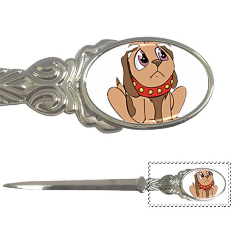 Innocent puppy Letter Opener from ArtsNow.com Front
