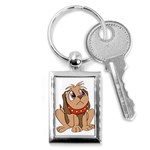 Innocent puppy Key Chain (Rectangle)