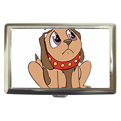 Innocent puppy Cigarette Money Case from ArtsNow.com Front